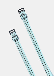 2-Piece Polka Dot Print Bra Straps