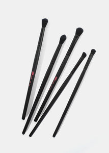 10-Piece Plush Faux Mink Brush Set