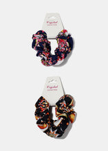 Load image into Gallery viewer, 2-Piece Multi Pattern Scrunchie Set

