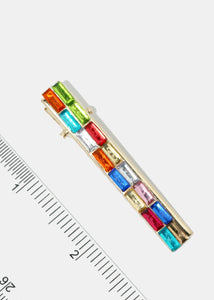2-Piece Gemstone Studded Hair Clips