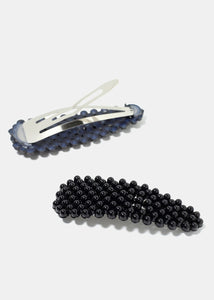 2-Piece Neutral Hair Clips