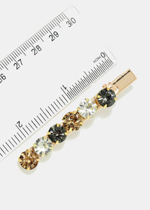 2-Piece Gemstone Alligator Clip