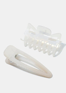 2-Piece Jaw Hair Clip & Hair Pin