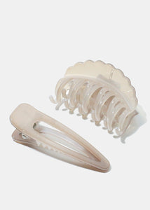 2-piece Jaw Hair Clip & Hair Pin