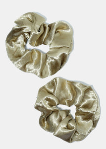 2-Piece Satin Hair Scrunchies