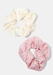 2-Piece Satin Scrunchies